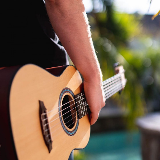 Guitare classique de voyage Cordoba Mini II Padouk ou Padauk