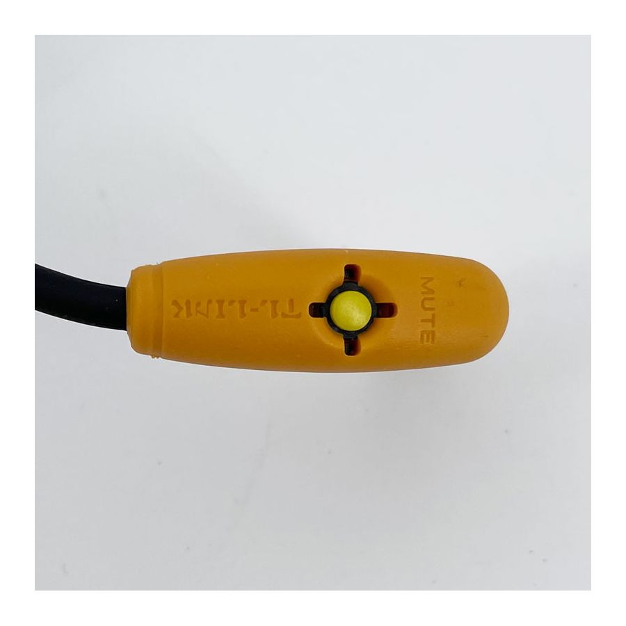 Cable 24AWG noir Tressé Blindé Switch Mute jacks Droit-Coudé oranges 6m Groovit