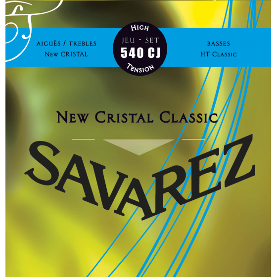 Cordes Guitare Classique Savarez 540CJ CRISTAL CLASSIC BLEU T/FORT