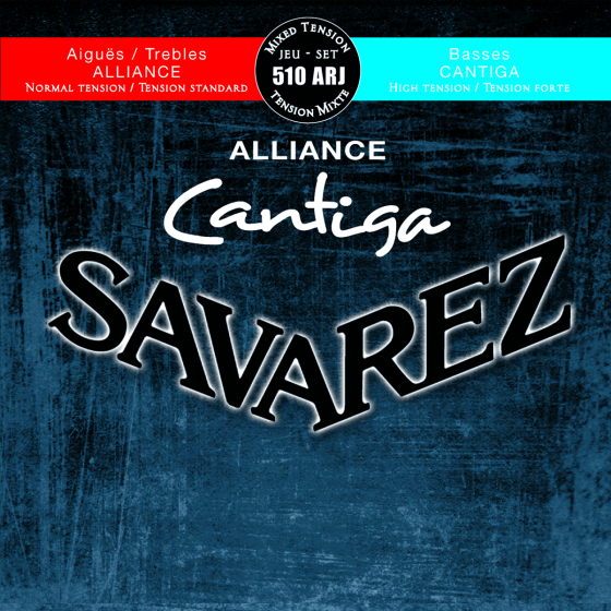 Cordes Guitare Classique Savarez 510ARJ JEU ALLIANCE CANTIGA MIXTE