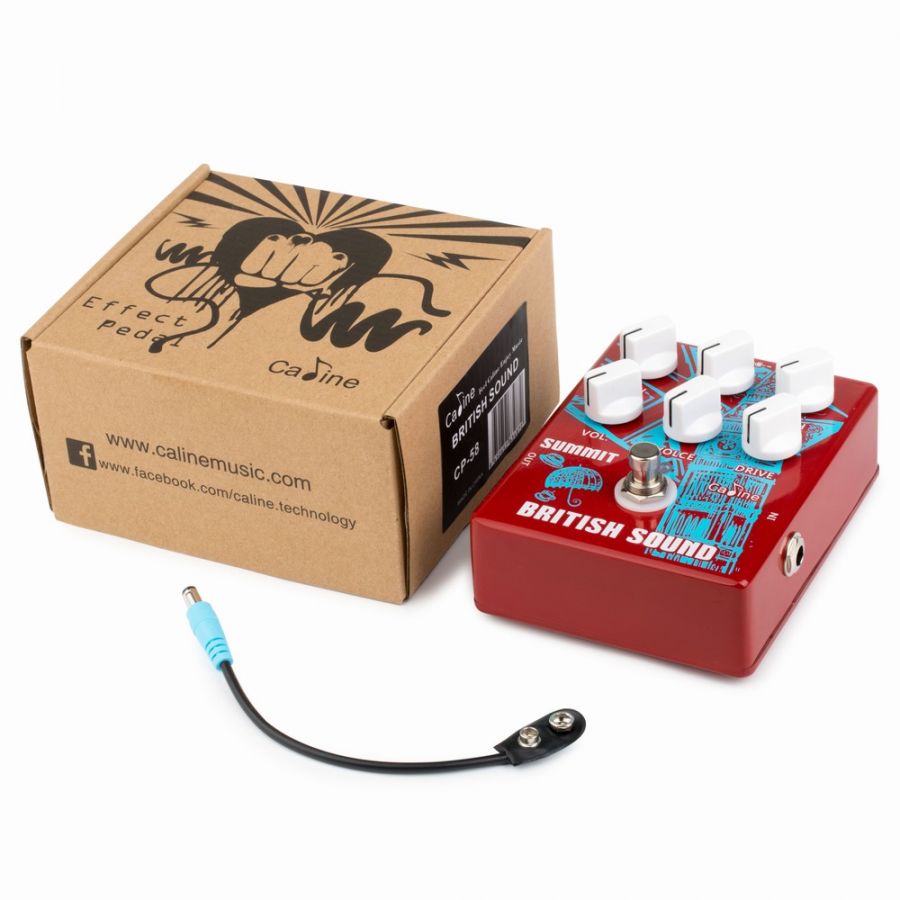 Pédale Overdrive British Sound Caline CP-58
