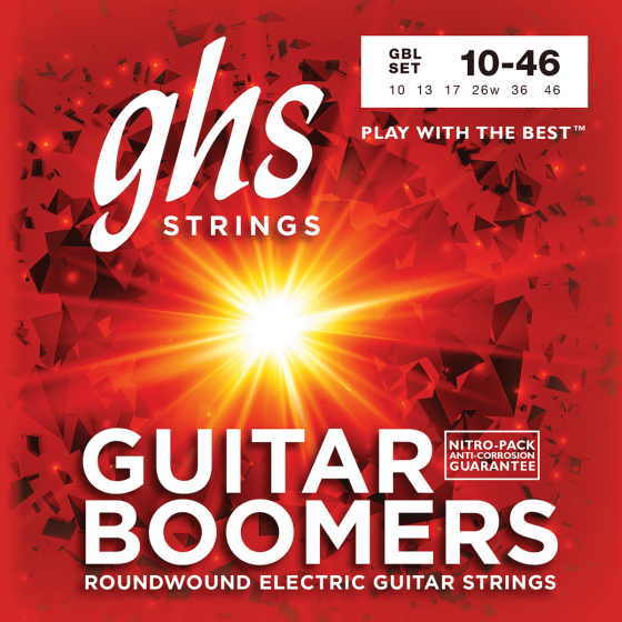 Cordes Guitare Électrique GHS RW L @10-13-17-26-36-46