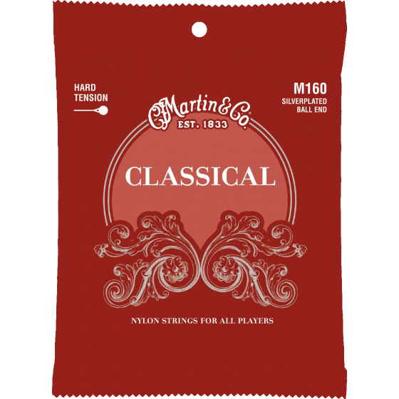 Cordes Guitare Classique C.F. Martin Tension forte, à boule