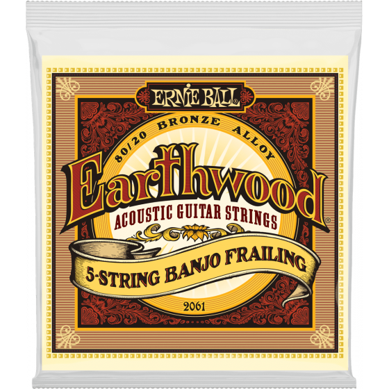 Cordes Basse Banjo Ernie Ball Earthwood 80/20 bronze banjo frailing 10-24