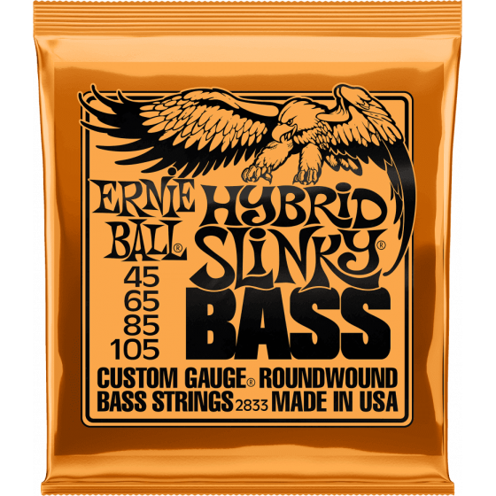 Cordes Basse Ernie Ball Hybrid slinky 45-105