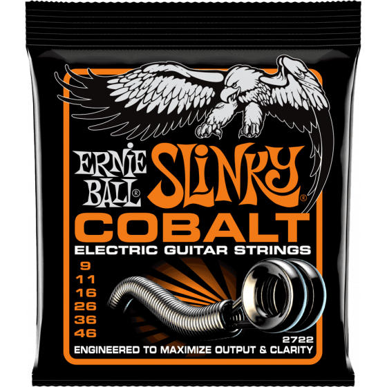 Cordes Guitare Électrique Ernie Ball Slinky cobalt 9-46