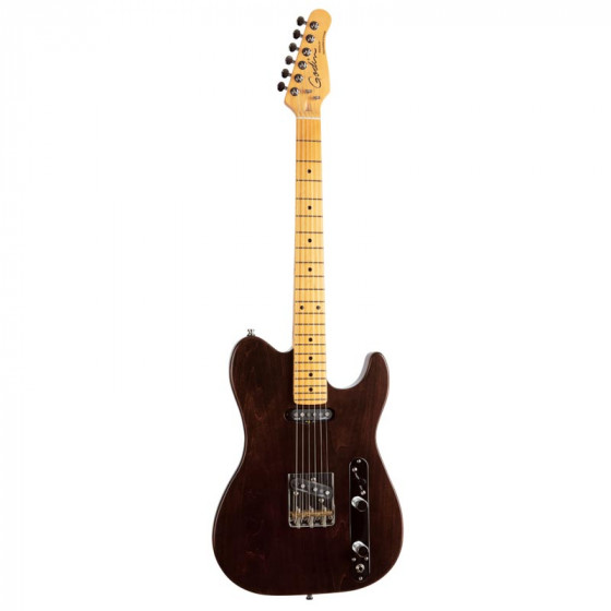 Guitare électrique Godin Stadium HT Havana Brown avec housse
