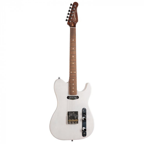 Guitare électrique Godin Stadium HT trans White avec housse