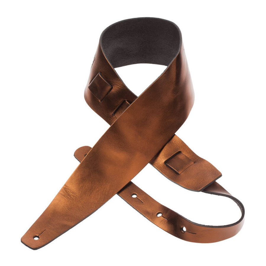 Sangle Holes HC cuir bronze métallique 8cm Magrabo Sangle Holes HC cuir bronze métallique 8cm Magrabo