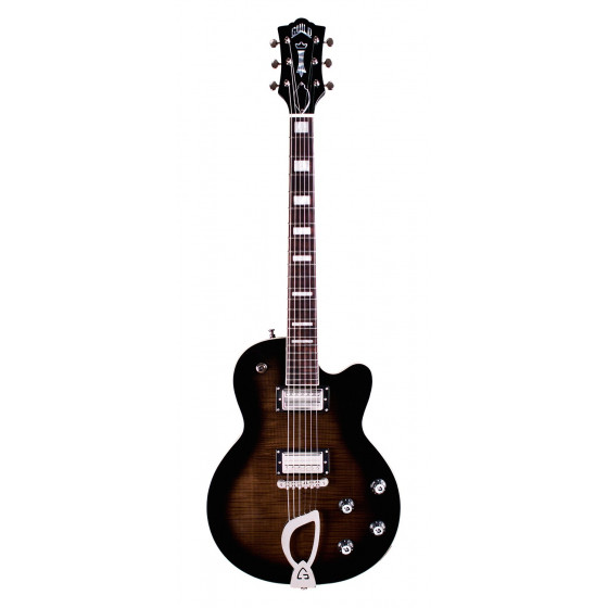 Guitare électrique Guild Aristocrat hh trans black burst