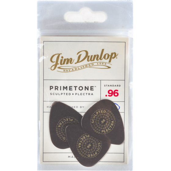 Sachet de 3 Médiators Dunlop Primetone Standard 0,96mm