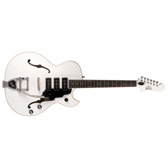 Guitare électrique Guild Hollowbody Starfire I Jet 90 - Satin White
