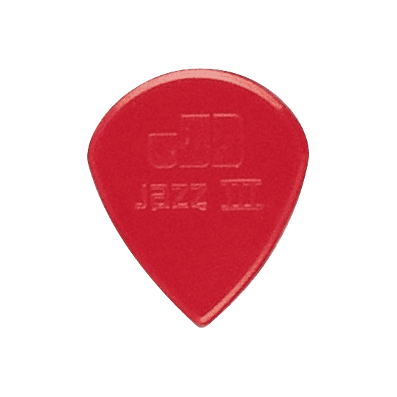 Sachet de 6 Médiators Dunlop Jazz III nylon