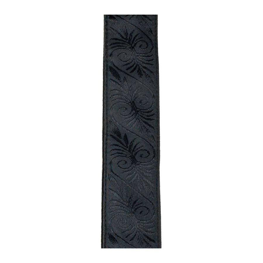 Sangle pour guitare acoustique Quick Release, Black Swirls D'Addario