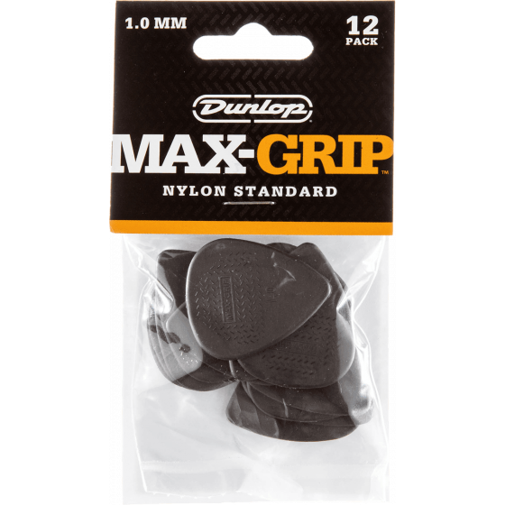 Sachet de 12 Médiators Dunlop Max Grip 1,00mm