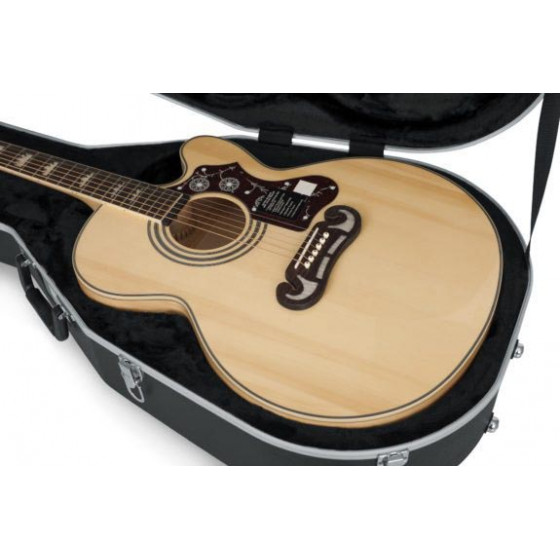 Étui Gator ABS Guitare acoustique deluxe pour guitare type jumbo