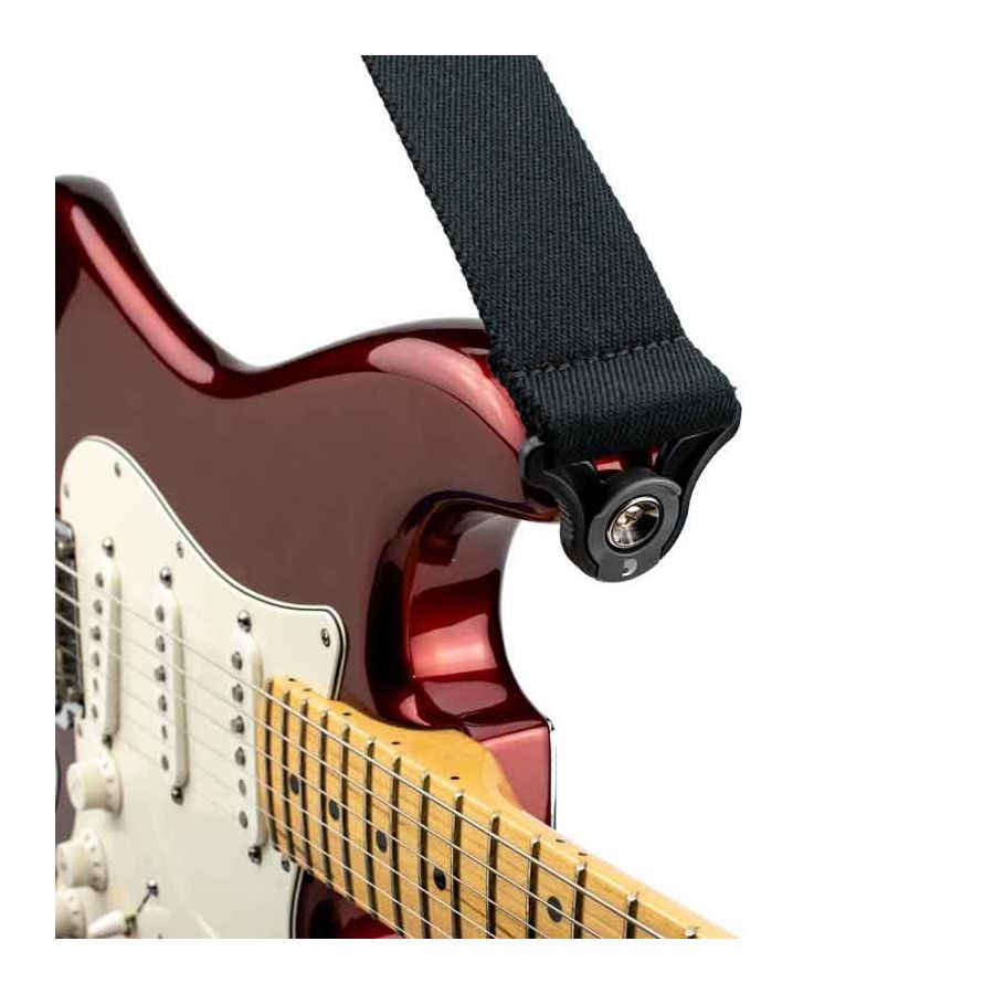 Sangle Auto Lock Skater coton noir D'Addario