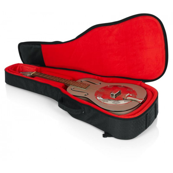 Housse Guitare acoustique, Guitare classique Gator GT noire pour guitare de type résonator