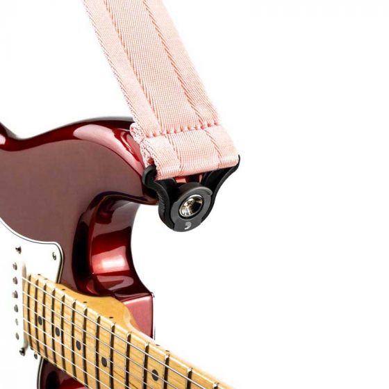 Sangle Auto Lock nylon rose D Addario