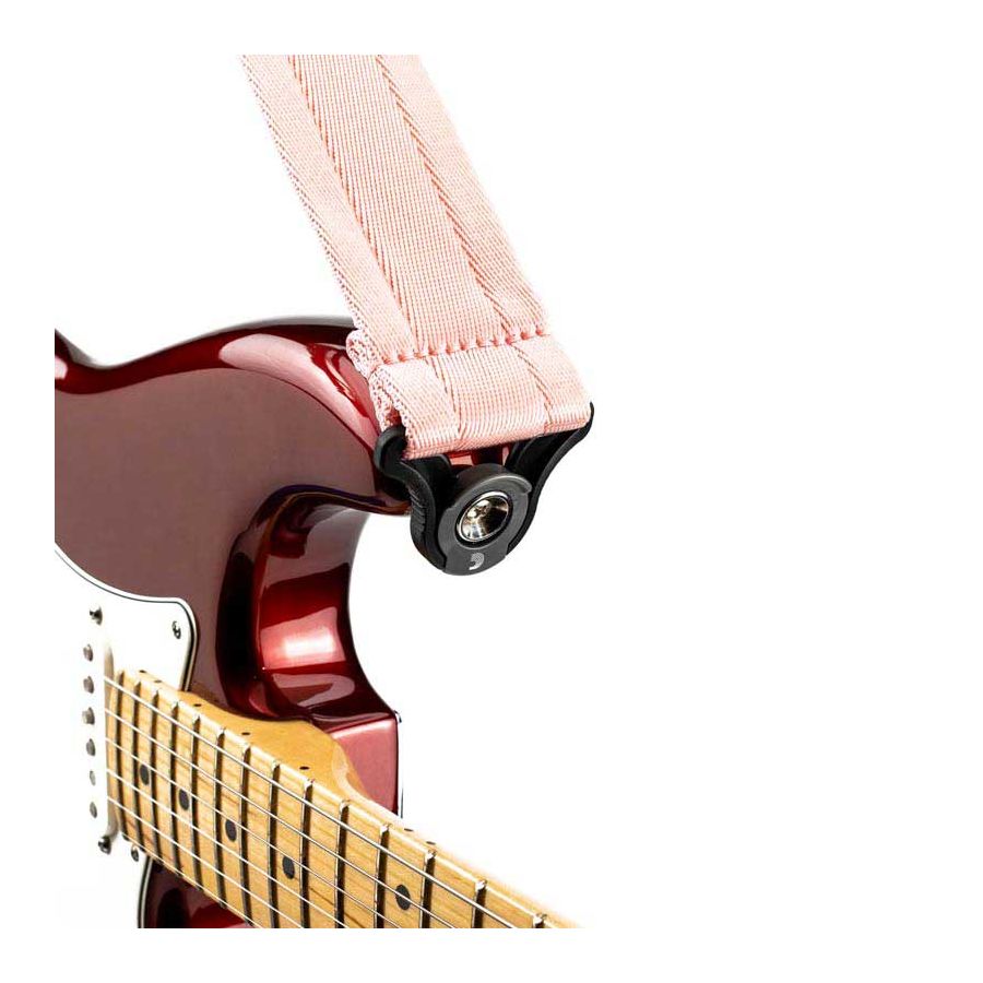 Sangle Auto Lock nylon rose D Addario